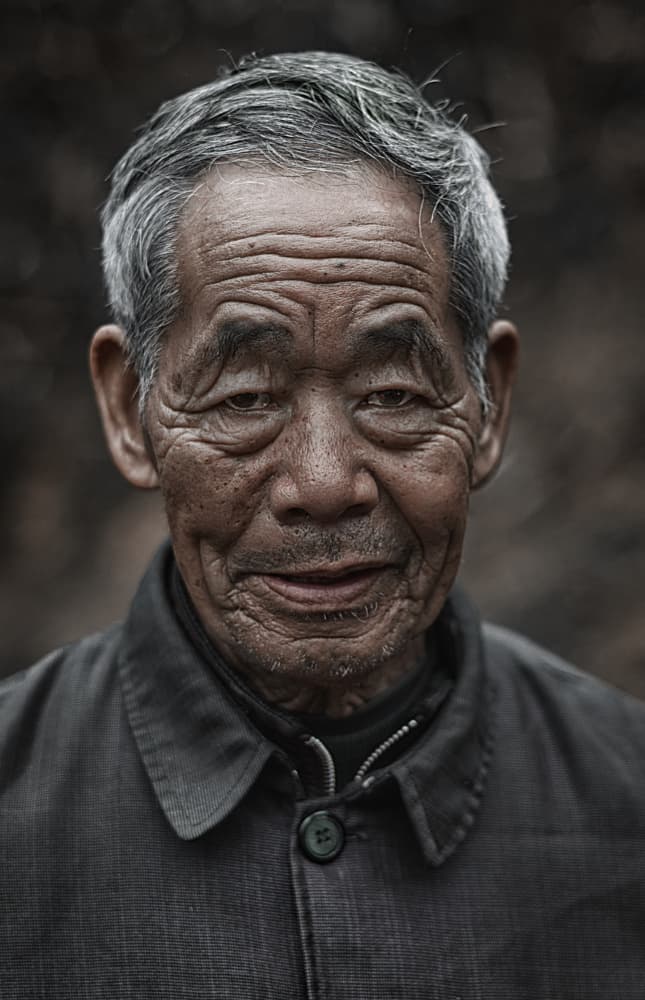 Wise Man Smiling by Peter Davidson — canvas wall art