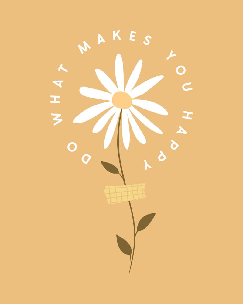 Do What Makes You Happy by KsanaKalpa — canvas wall art