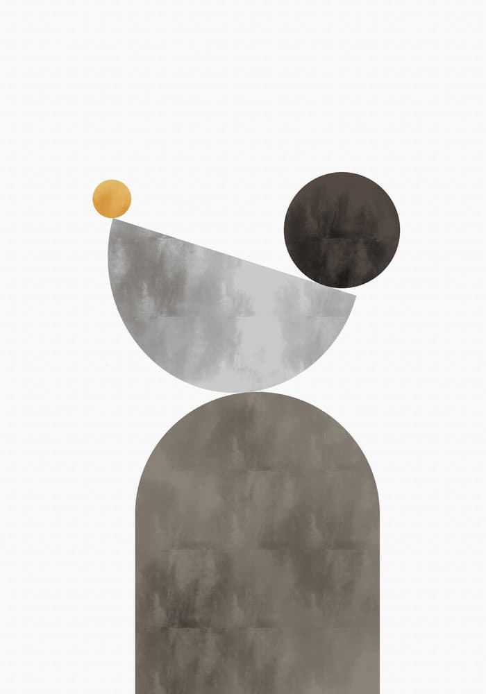 Geometric Balance by Pictufy Studio II — canvas wall art