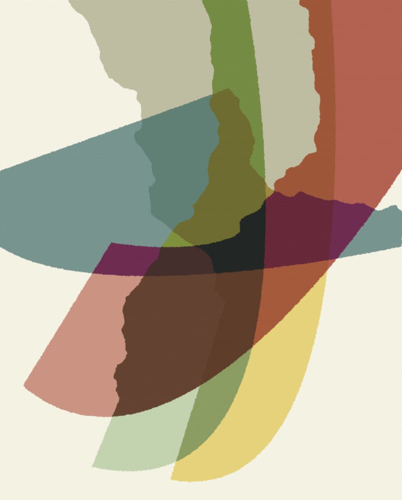 Organic Color Forms by Rafa Mateo — canvas wall art