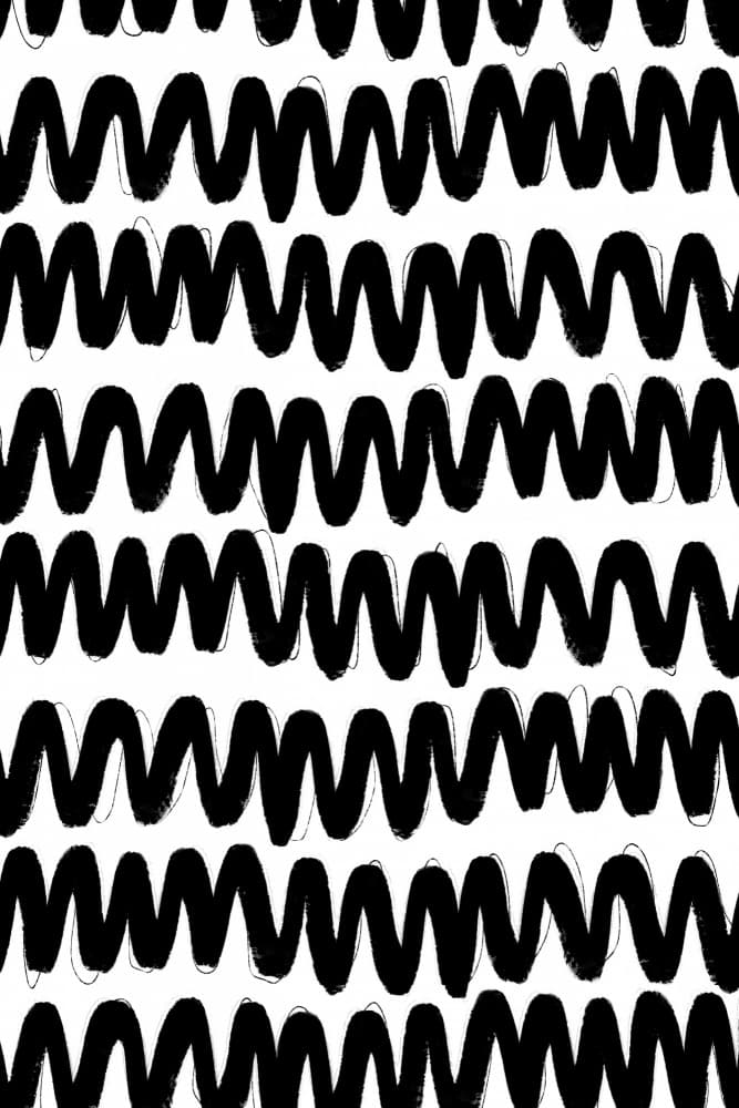 Zigzag Symphony by Treechild — canvas wall art