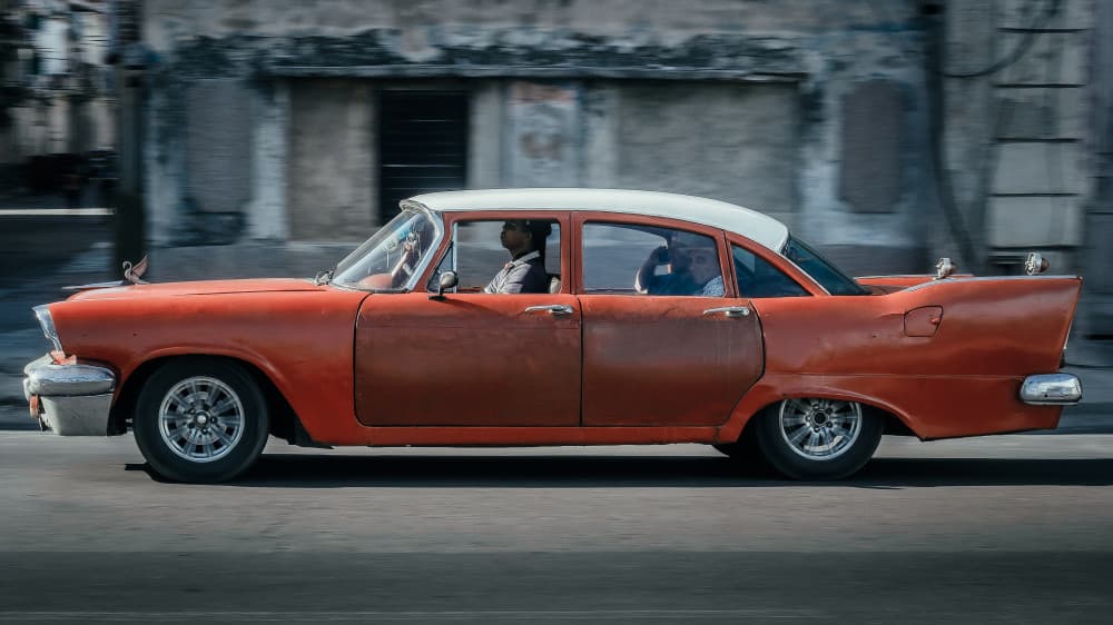 Havana Classic Car by Andy Bauer — canvas wall art