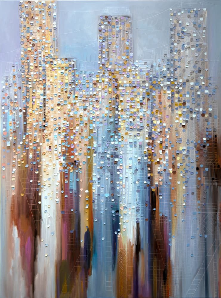 Urban Light Spectrum by Ekaterina Ermilkina — canvas wall art