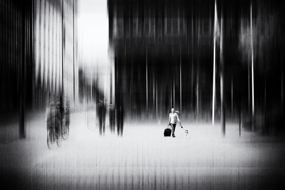 Urban Motion Journey by Wanjae Choi — canvas wall art