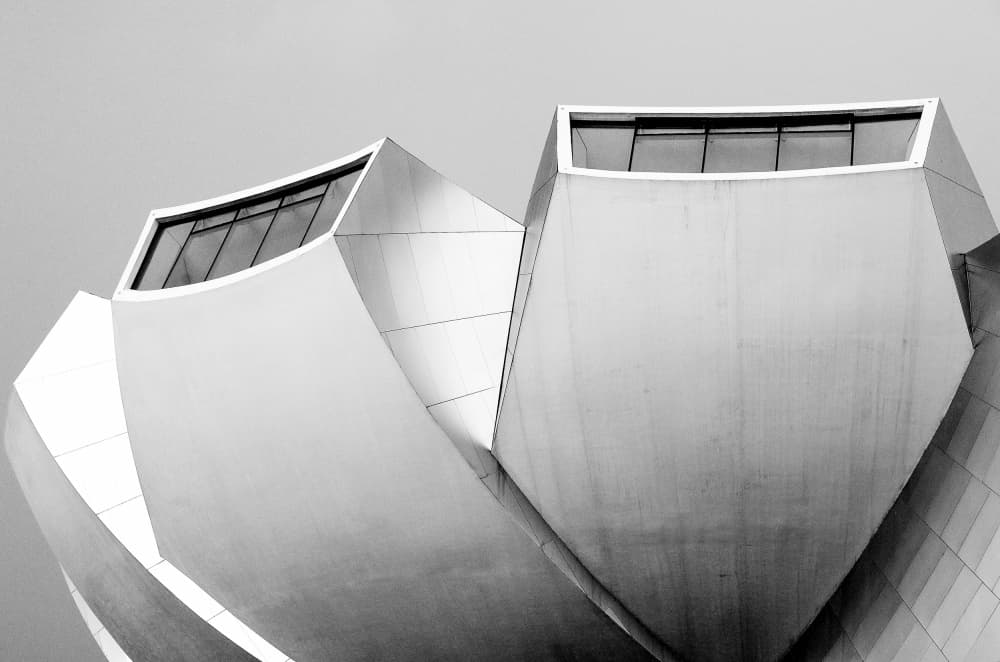 Modern Architectural Forms by Wayne Pearson — canvas wall art