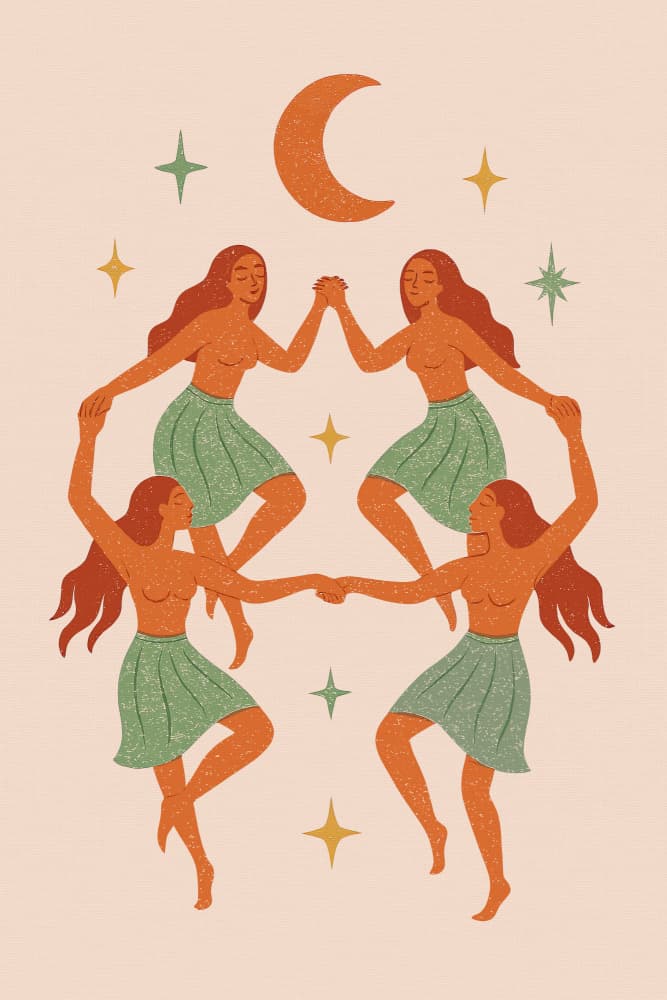 Themoonsistersno02 by Treechild — canvas wall art
