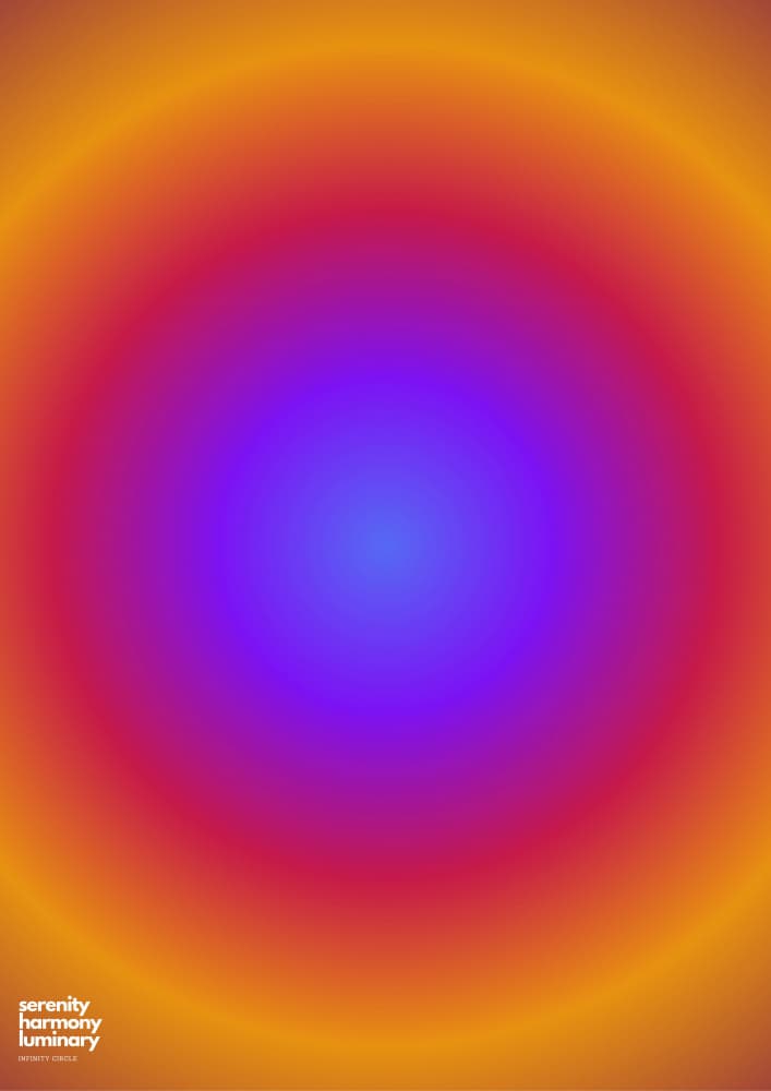 Vibrant Aura Gradient by RS LAB STUDIO — canvas wall art