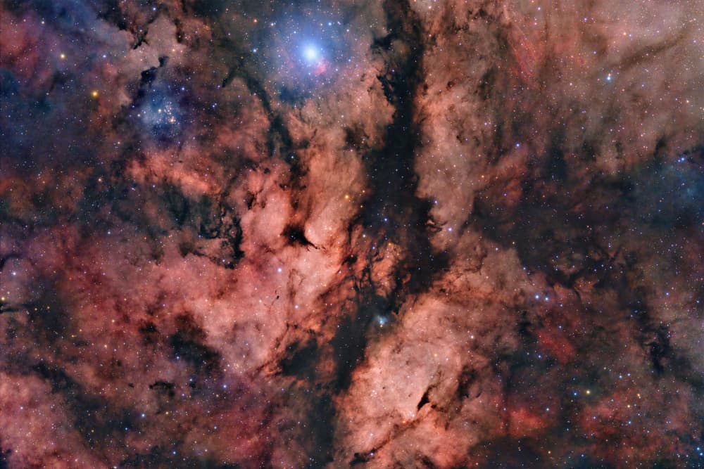 Cosmic Dust and Stars by Jose Maria D. Barba — canvas wall art