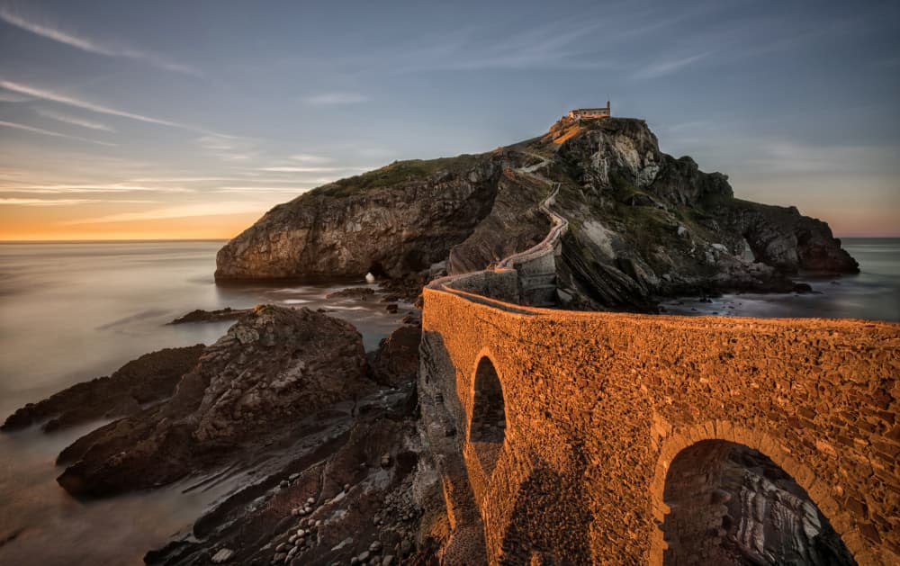 San Juan Gaztelugatxe by Anne Berger — canvas wall art