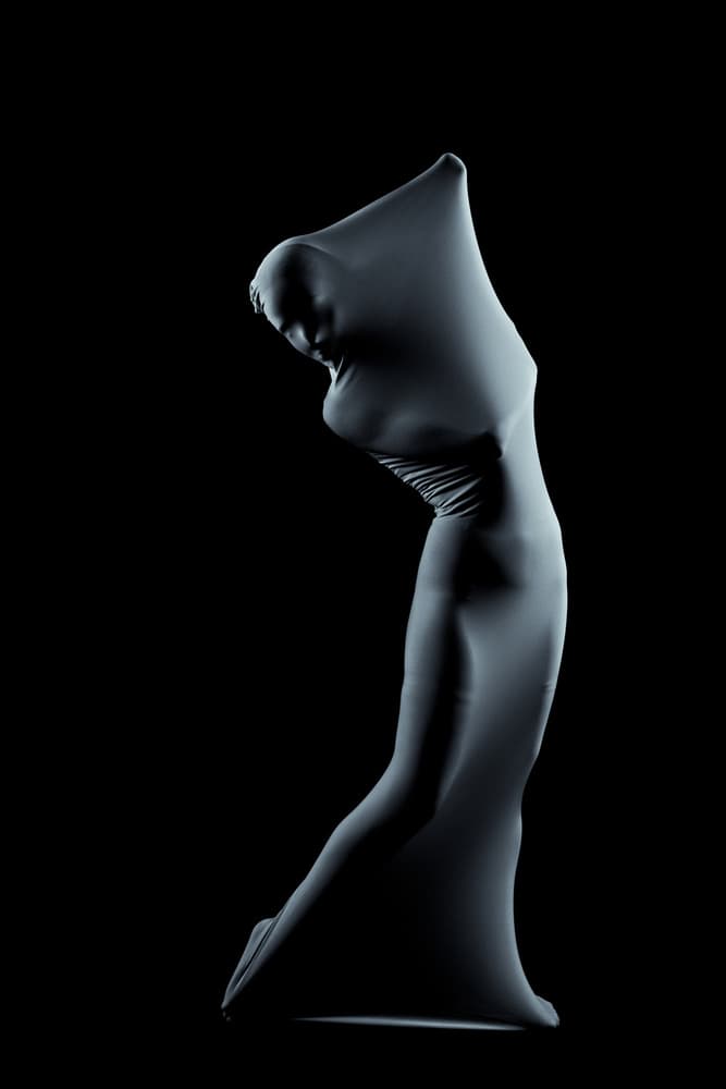 Wrapped Figure Dance by Amnon Eichelberg — canvas wall art