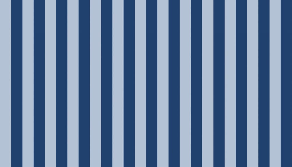 Two Tone Blue Stripes by Pictufy Studio — canvas wall art