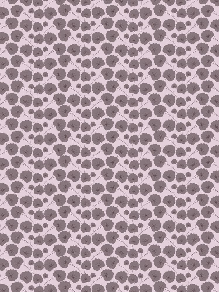 Soft Pink Botanical Pattern by kathrinmay — canvas wall art