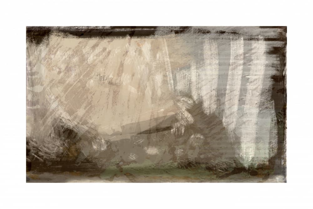 Abstract Forest Light by cartissi — canvas wall art