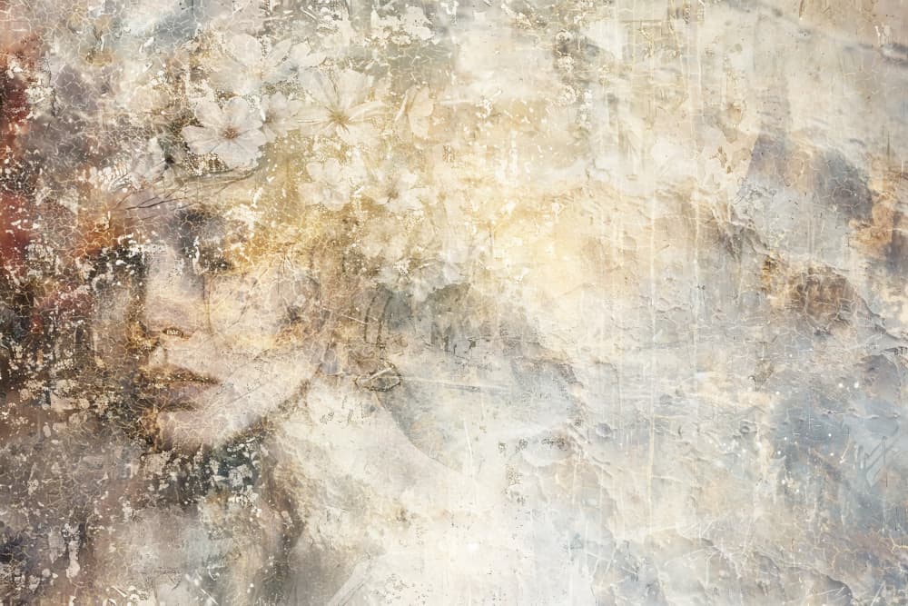 Ethereal Floral Portrait by Rafal Kulik — canvas wall art
