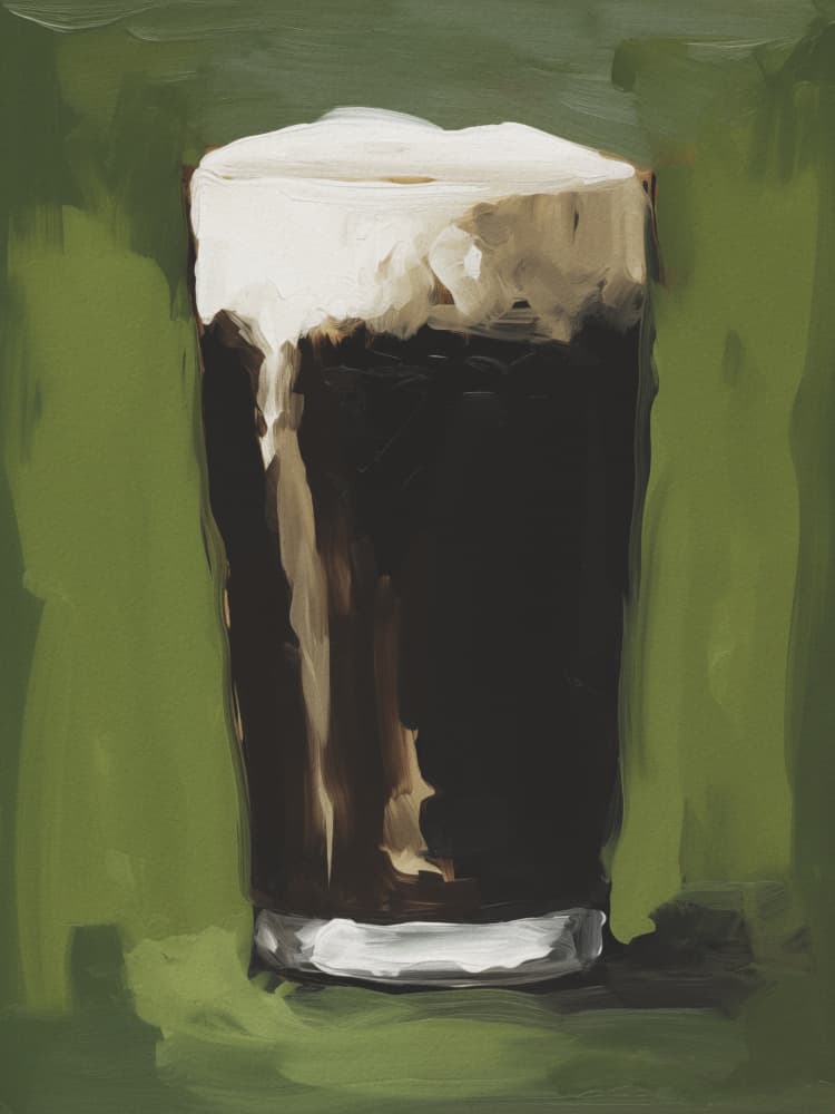 Creamy Stout Pint by Andreas Magnusson — canvas wall art