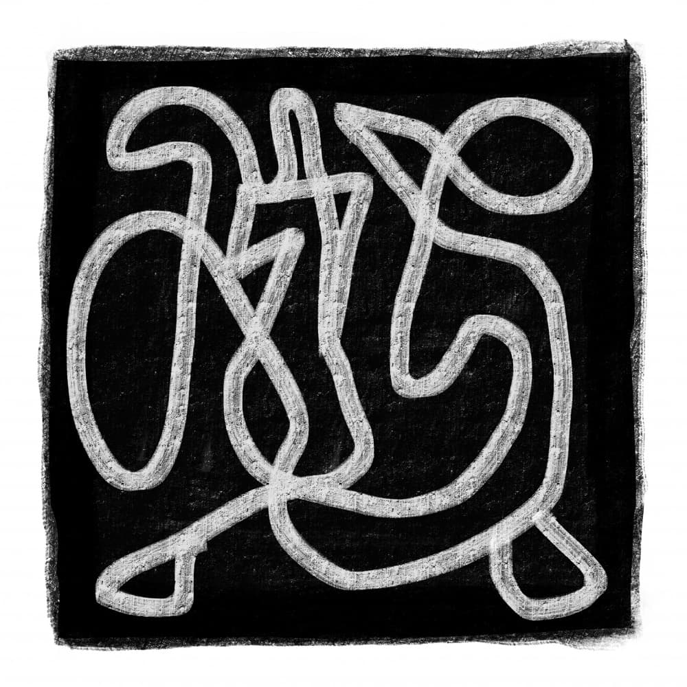 Abstract Line Maze by Sharyn Bursic — canvas wall art
