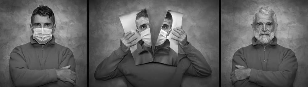 Masked Man's Transformation by Giorgio Toniolo — canvas wall art
