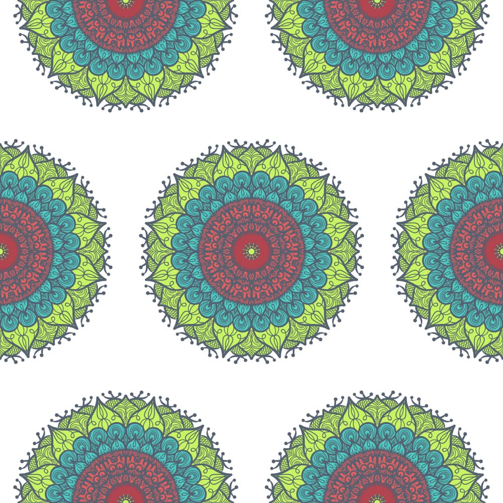 Vibrant Bohemian Mandalas by Marika Barsrsind — canvas wall art