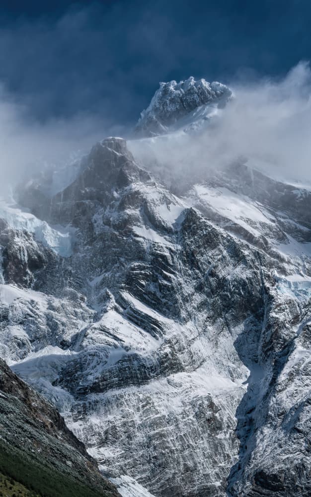 Winter Mountain Majesty by mihai ian nedelcu — canvas wall art