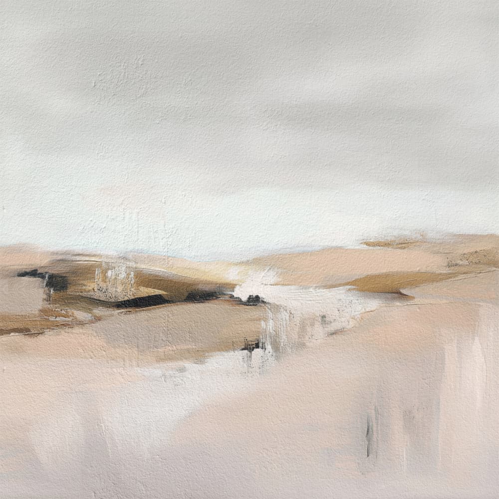 Serene Neutral Landscape by Alma — canvas wall art