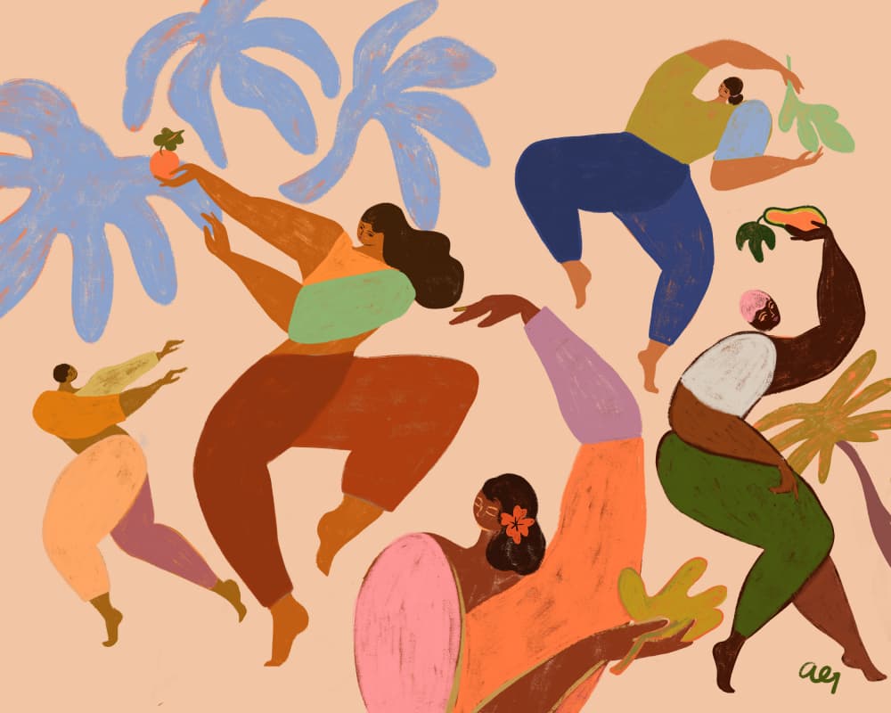 Dance Dance by Arty Guava — canvas wall art