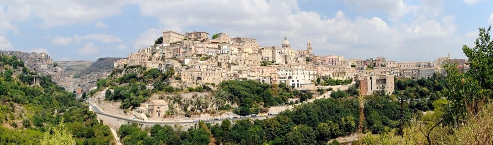 Historic Sicilian Hill Town by Stefano Castoldi — canvas wall art