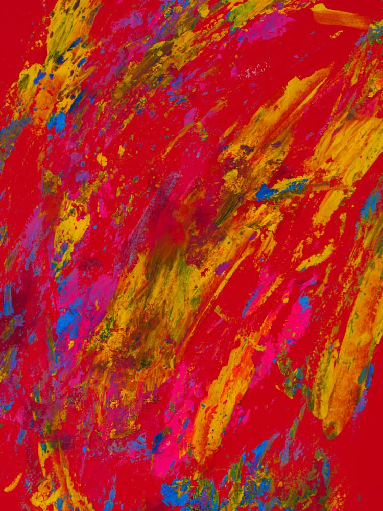 Dynamic Color Burst by engin akyurt — canvas wall art