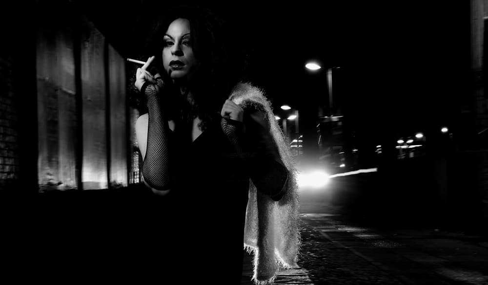 Mysterious Night Gaze by mario lotzin / uwe friessner — canvas wall art