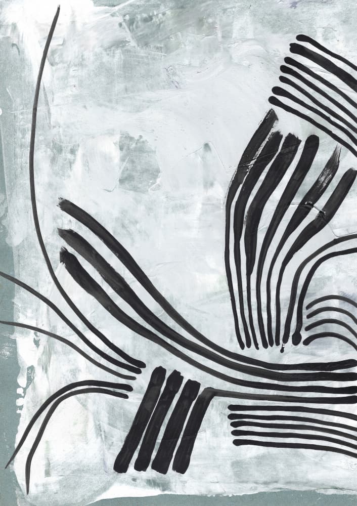 Dynamic Abstract Lines by Annick — canvas wall art