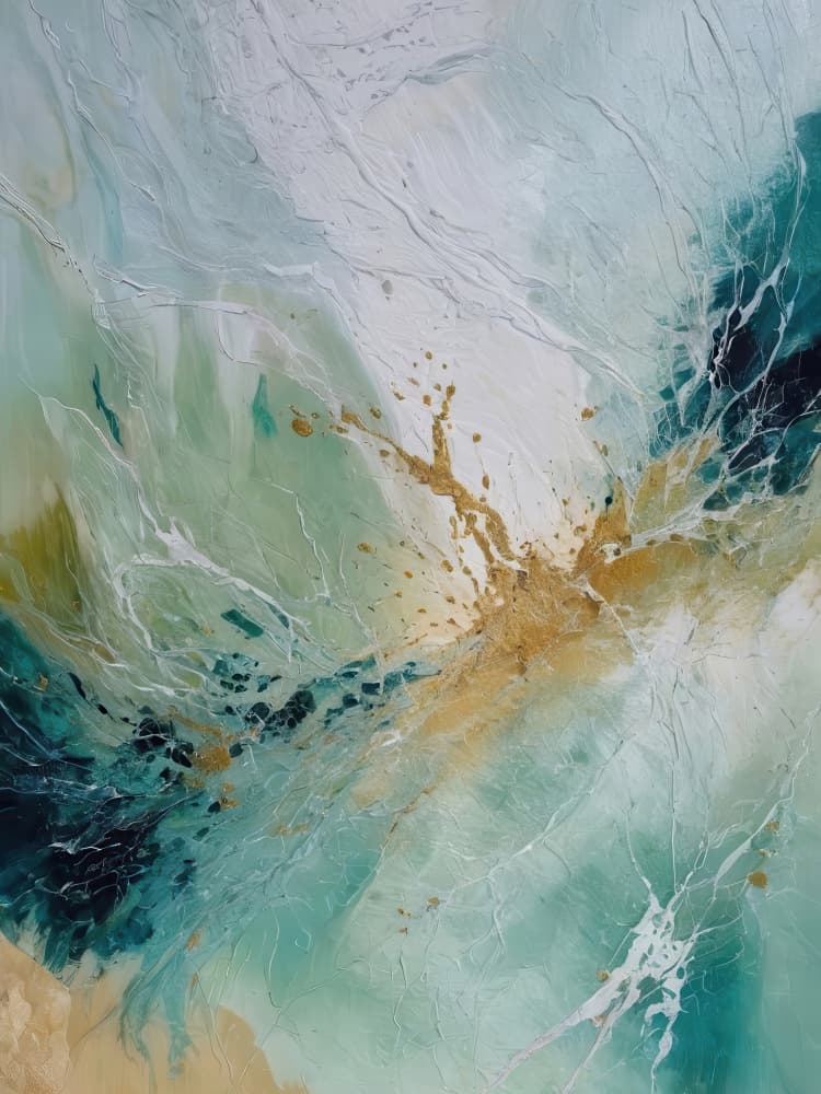 Golden Ocean Splash by Alpenglow Workshop — canvas wall art