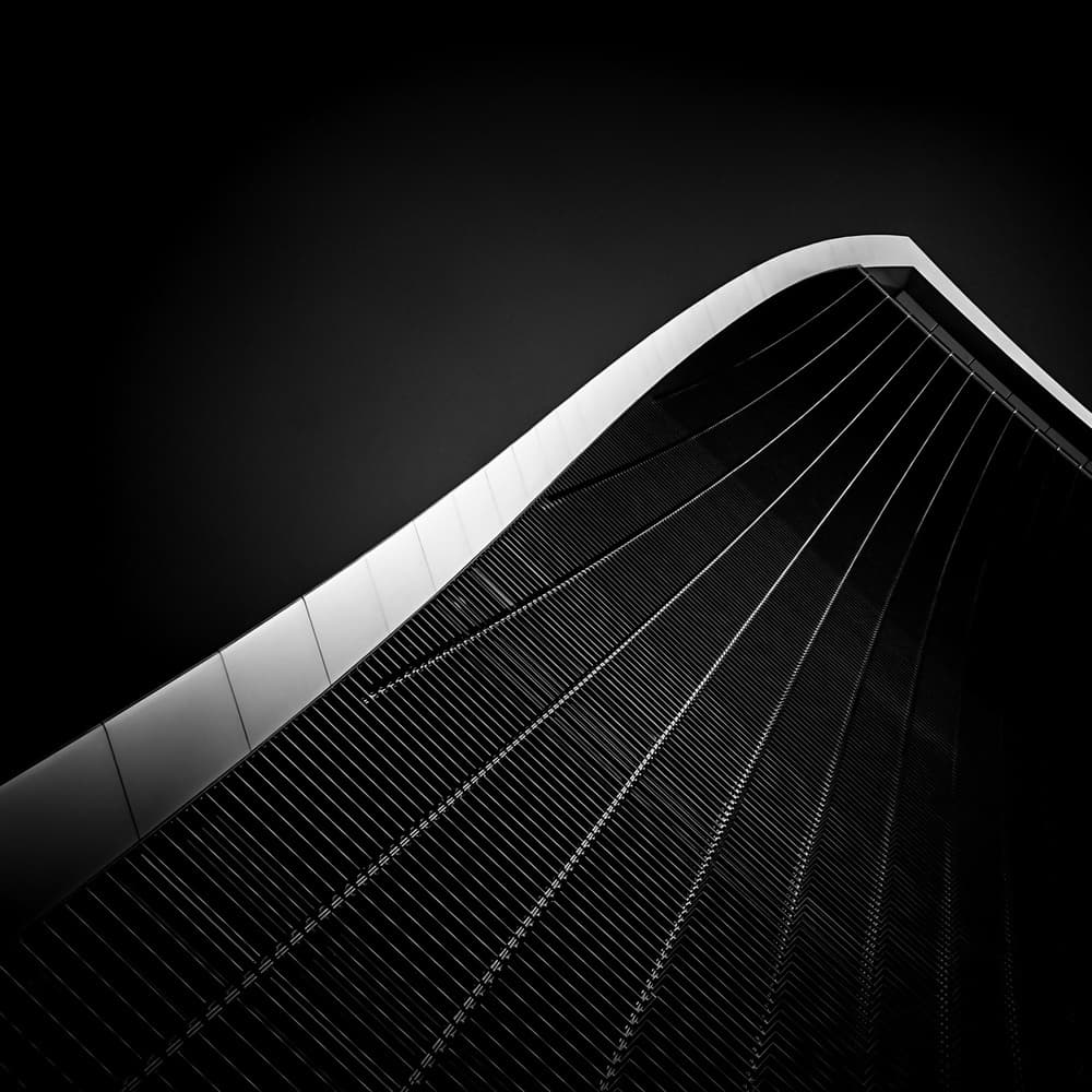 Modern Architectural Curve by Stefan Buder — canvas wall art