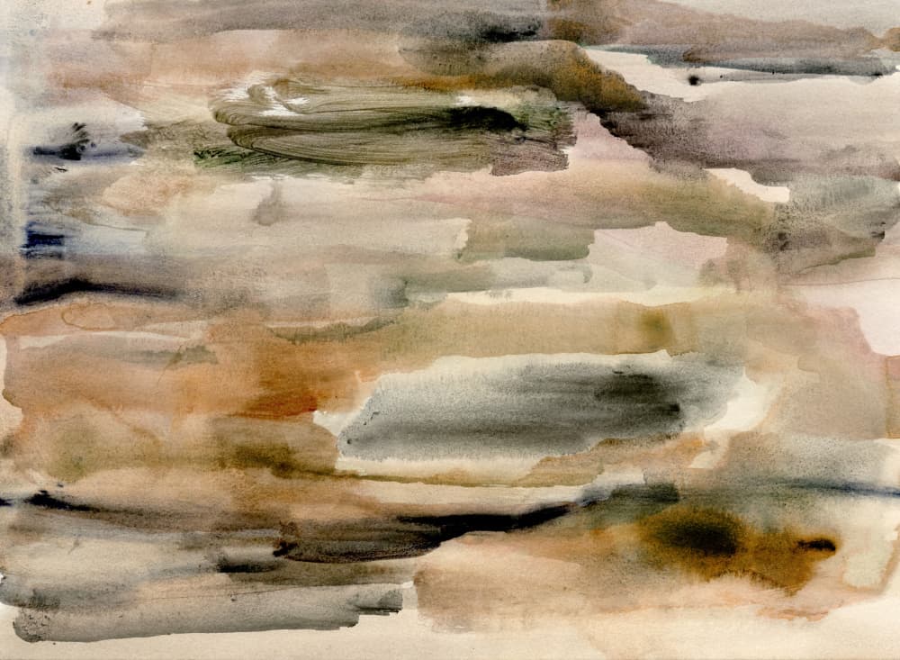 Earthy Abstract Layers by Gemma Bardot — canvas wall art