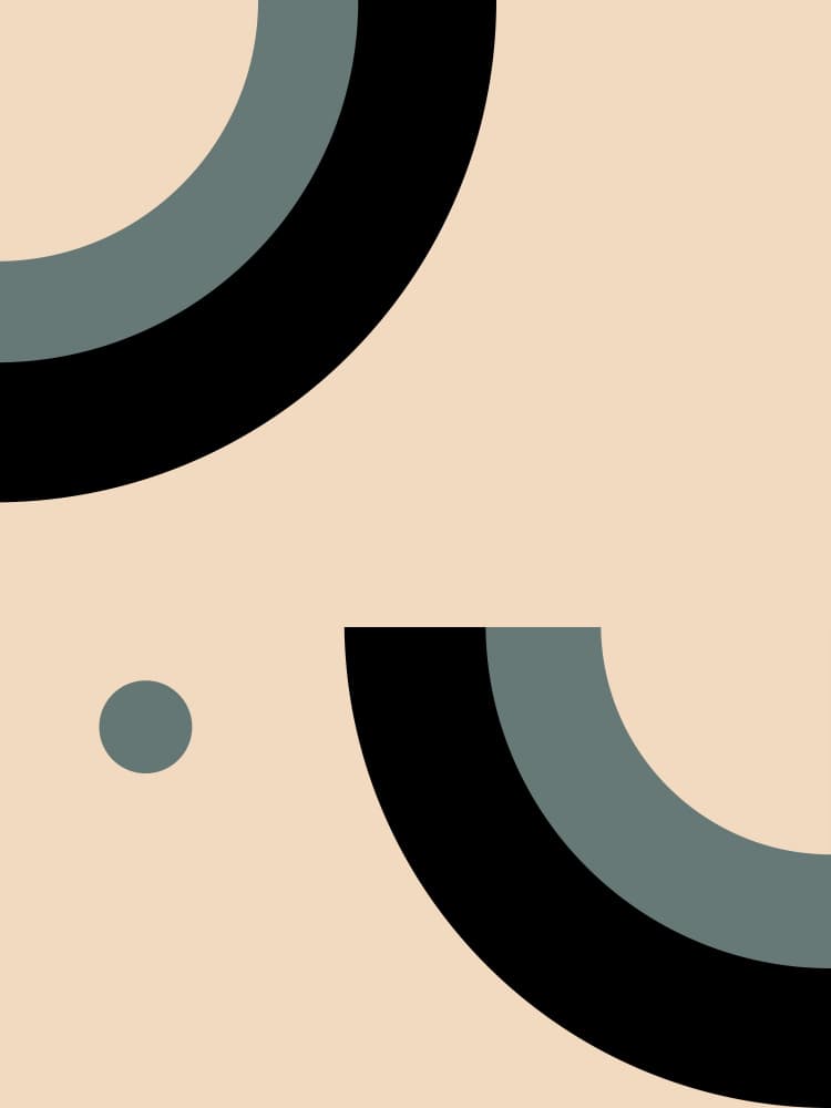 Neutral Geometric Shapes by Nilesh Kulkarni — canvas wall art