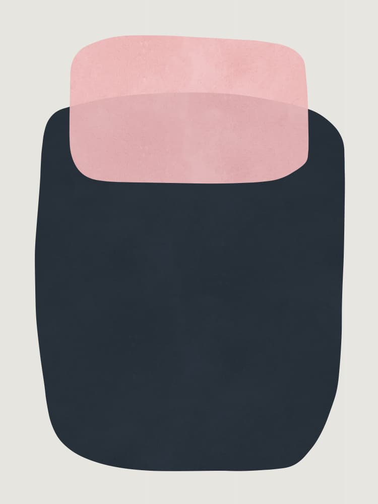 Soft Abstract Shapes by Vitor Costa — canvas wall art