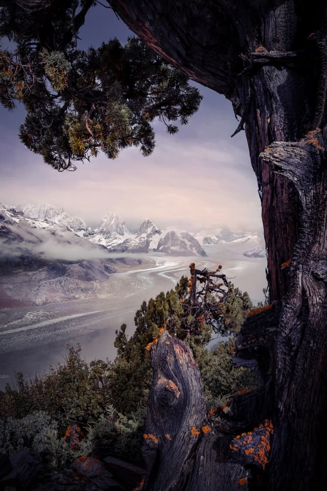 Ancient Mountain Valley by qiye — canvas wall art