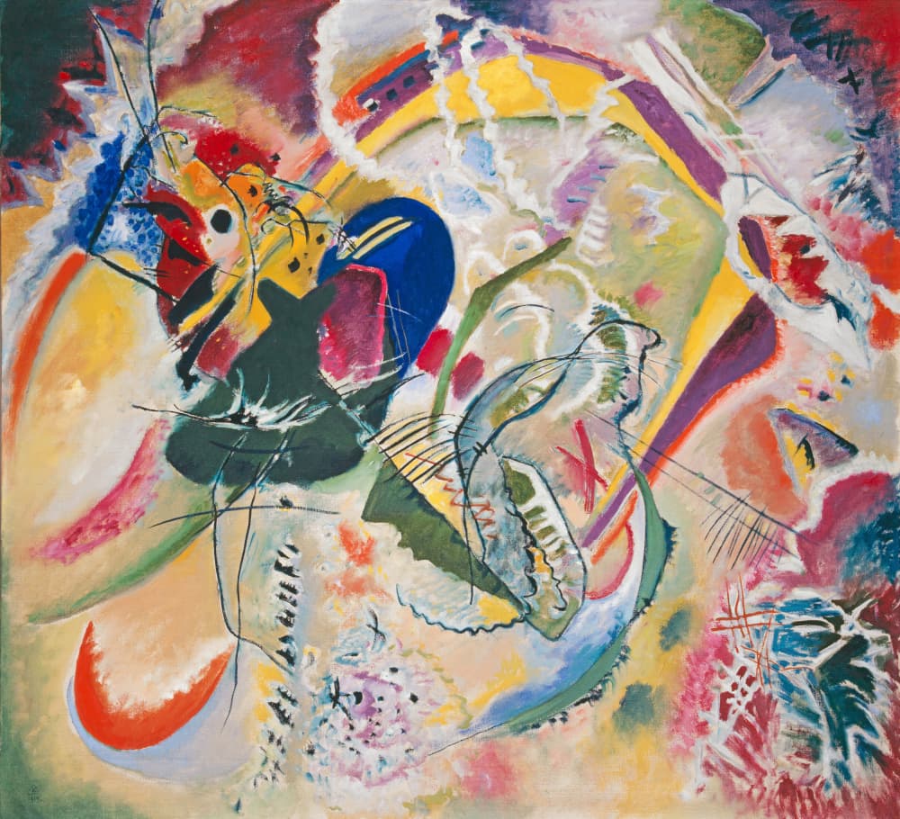 Improvisation 35 (1914) by Wassily Kandinsky — canvas wall art