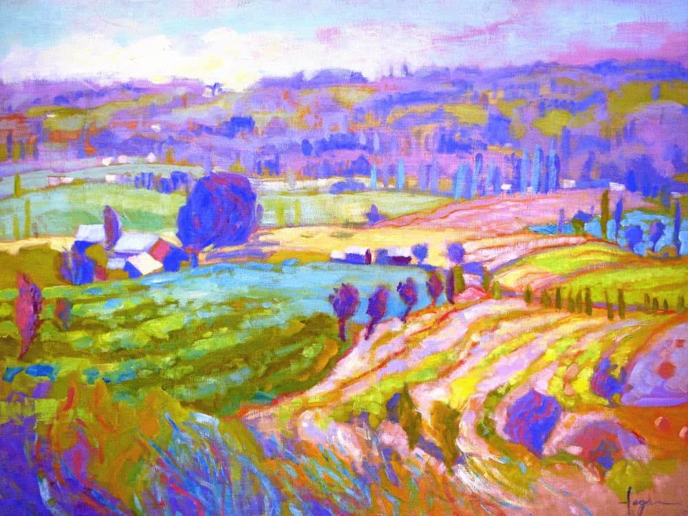 Vibrant Countryside by Dorothy Fagan — canvas wall art
