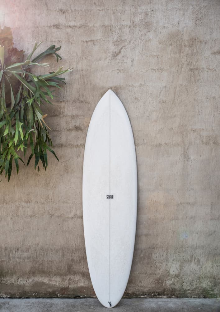 White Surfboard by Shot by Clint — canvas wall art
