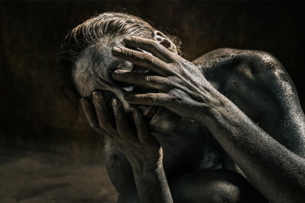 Woman In Despair by PacodlaCorte — canvas wall art