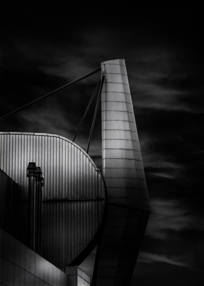 Modern Architectural Forms by Gerard Valckx — canvas wall art
