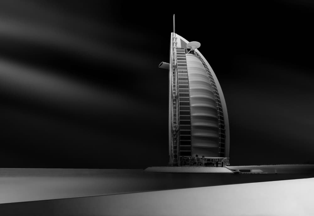 Dubai Sail Skyscraper by YY DB — canvas wall art
