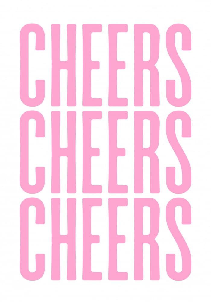Triple Cheers Display by Athene Fritsch — canvas wall art