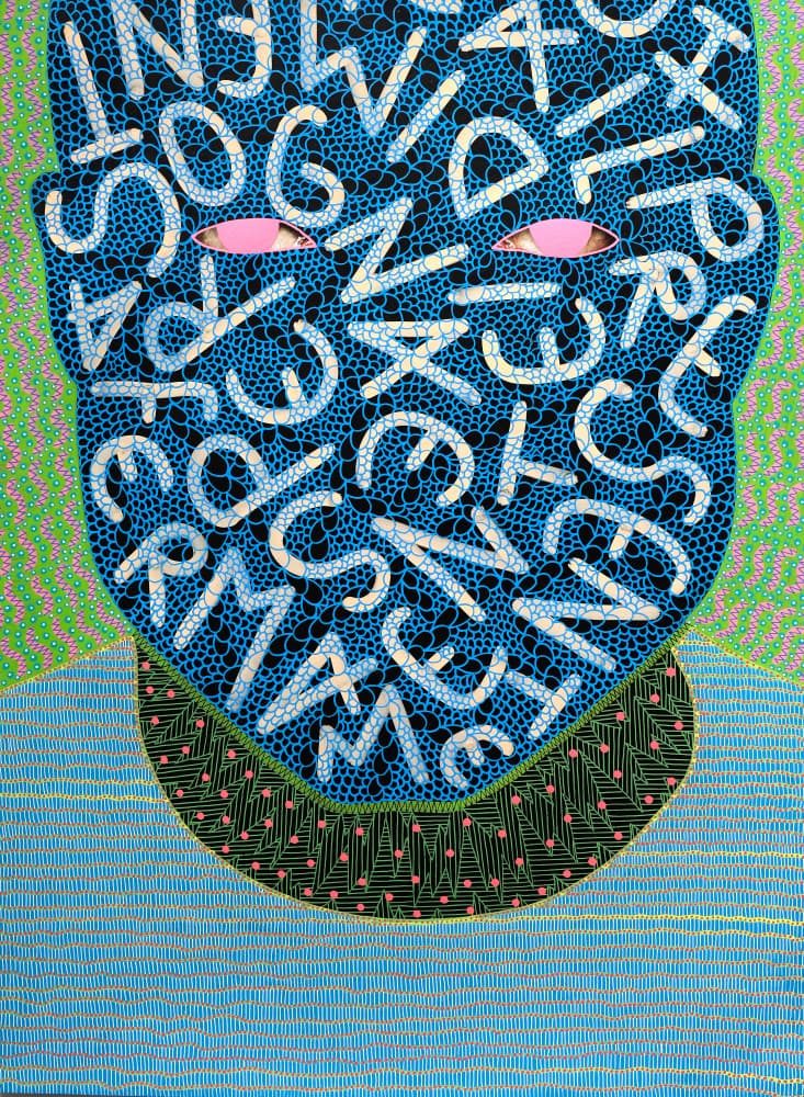 Mind Full of Letters by Naomi Vona — canvas wall art