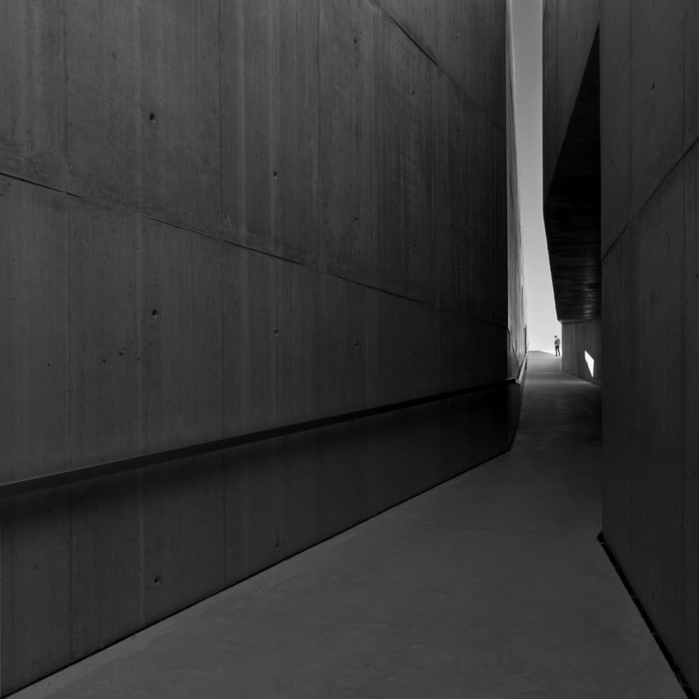 Concrete Passage Light by Jorge Pena — canvas wall art