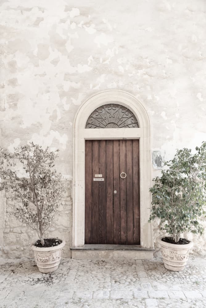 Rustic Arched Doorway by Photolovers — canvas wall art