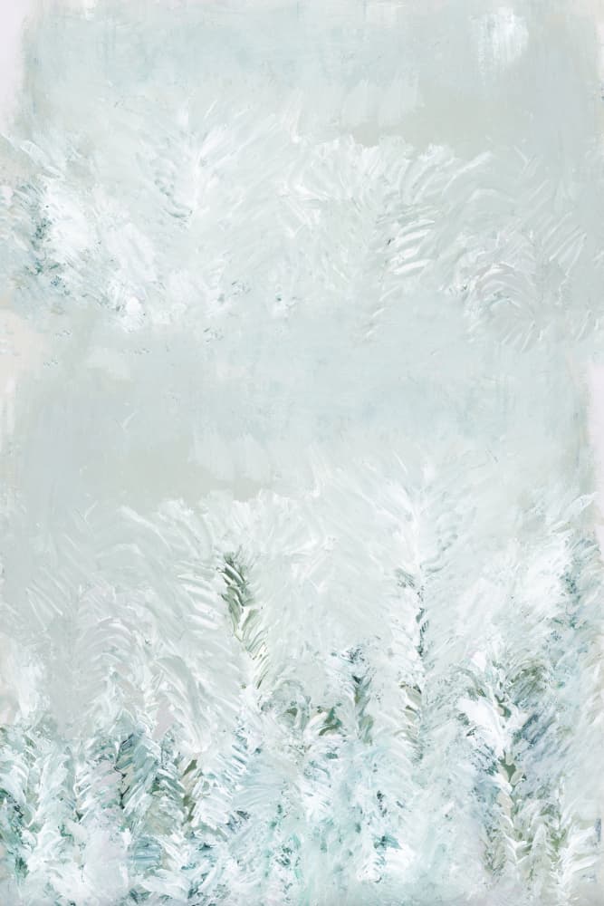 Icy Forest Serenity by casa cartissi — canvas wall art