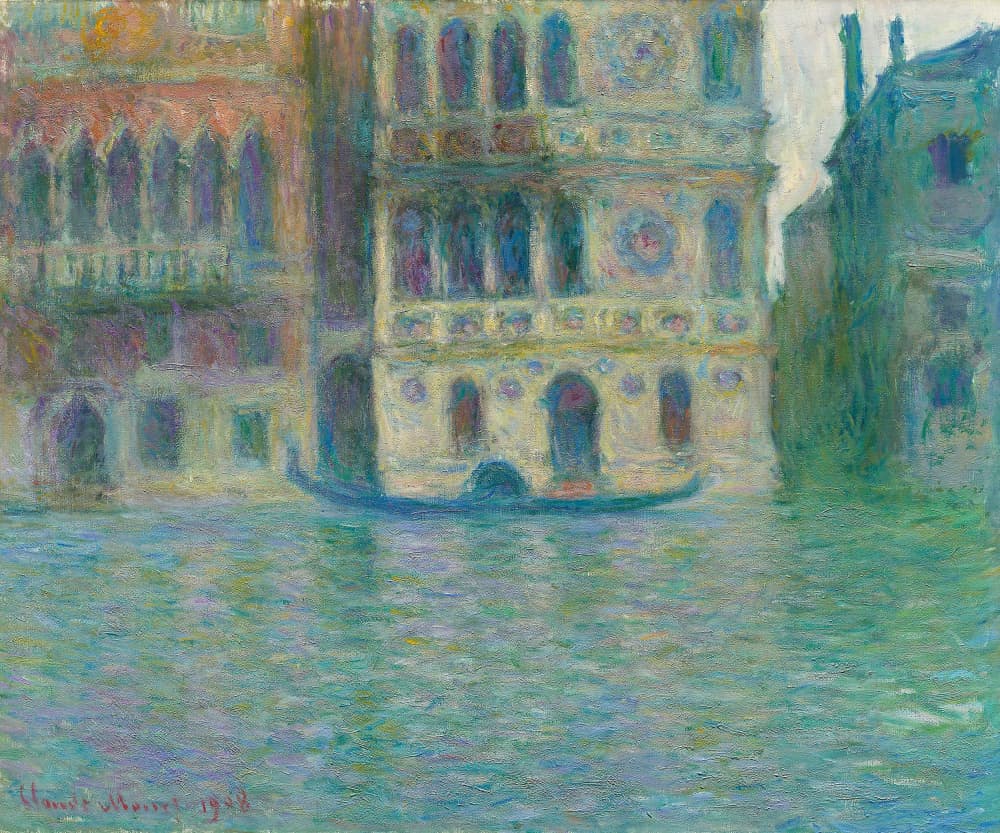 Venice, Palazzo Dario (1908) by Claude Monet — canvas wall art