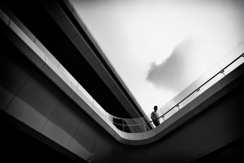 Architectural Solitude by Rahmad Adriansyah — canvas wall art