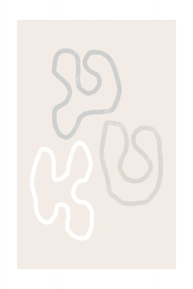 Flowing Forms by uplusmestudio — canvas wall art