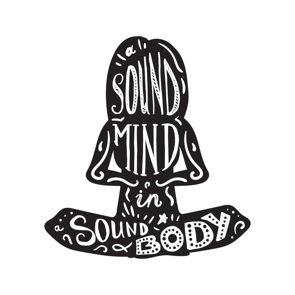 Sound Mind Sound Body by Marika Barsrsind — canvas wall art